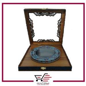 جعبه چوبی  دور ترمه  فانتزی سوهان